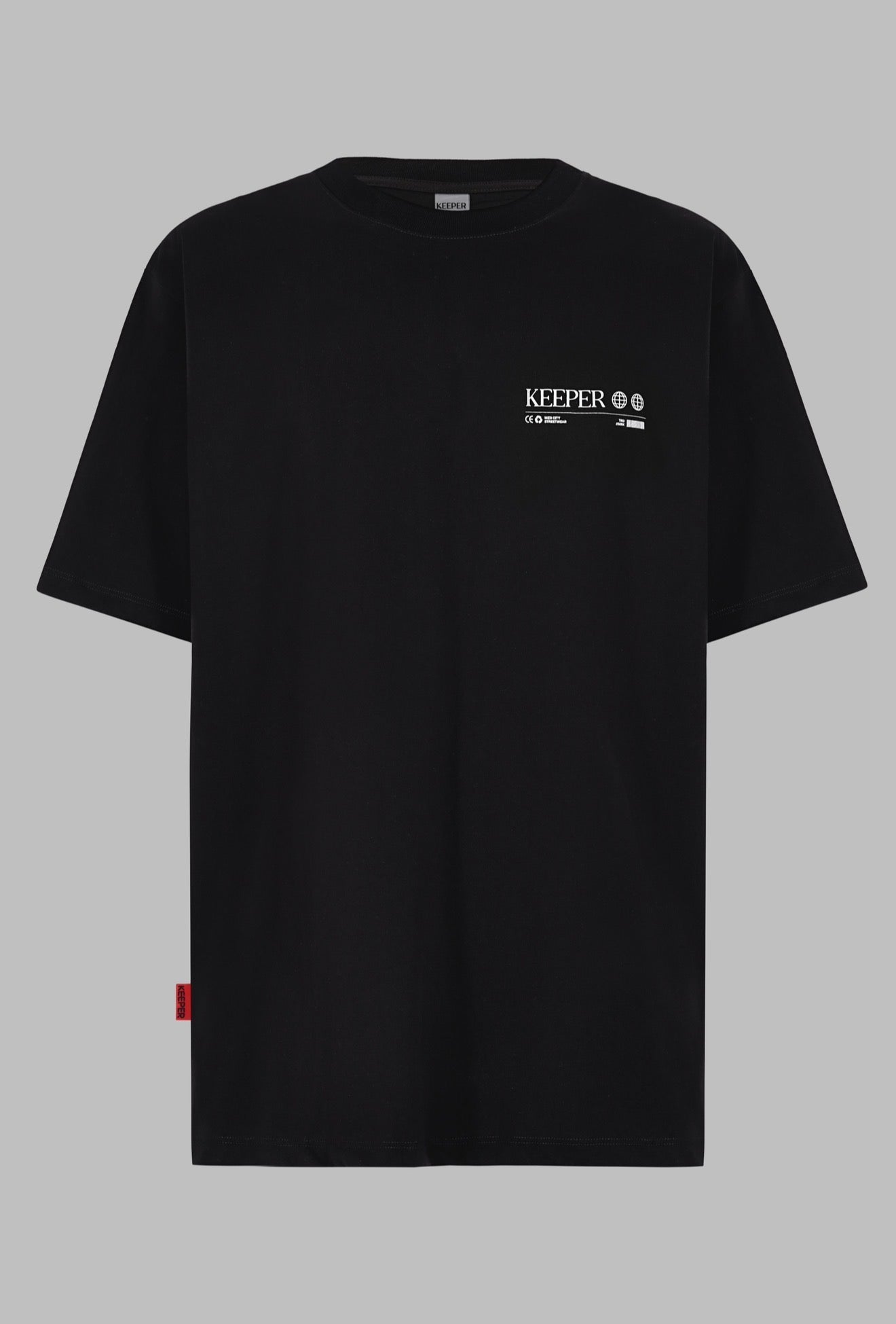 CAMISETA KEEPER REWARDS NEGRO. Oversize