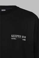 CAMISETA KEEPER REWARDS NEGRO. Oversize