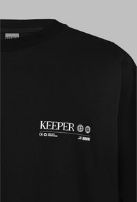 CAMISETA KEEPER REWARDS NEGRO. Oversize