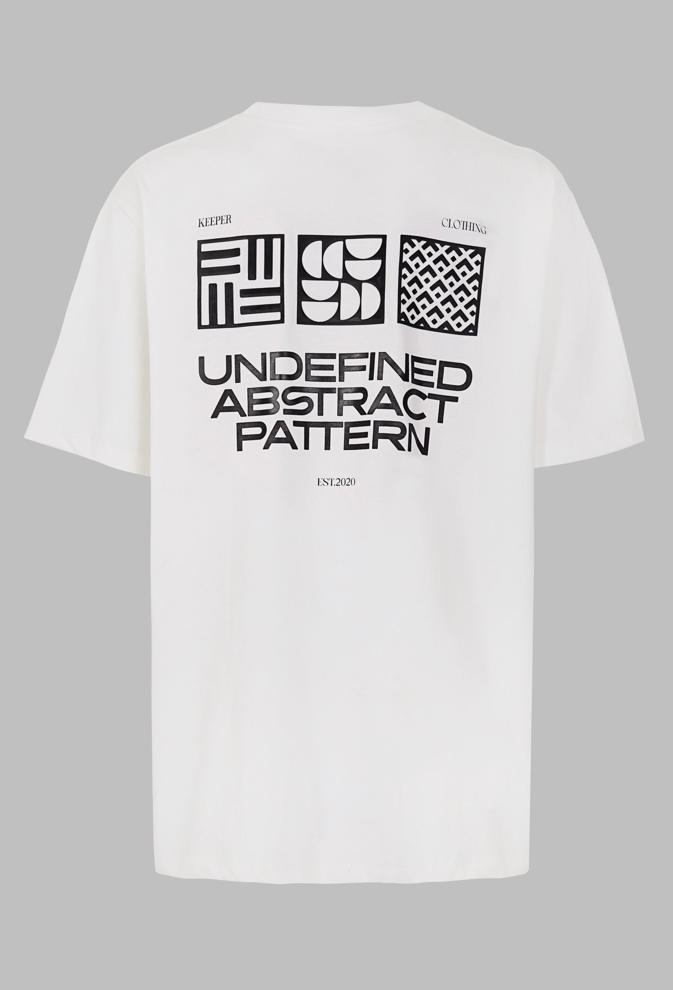 CAMISETA UNDEFINED BLANCO. Oversize