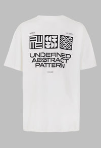 CAMISETA UNDEFINED BLANCO. Oversize