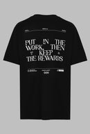 CAMISETA KEEPER REWARDS NEGRO. Oversize