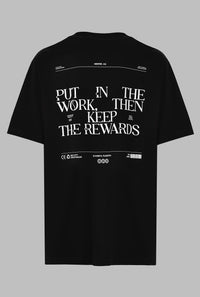 CAMISETA KEEPER REWARDS NEGRO. Oversize