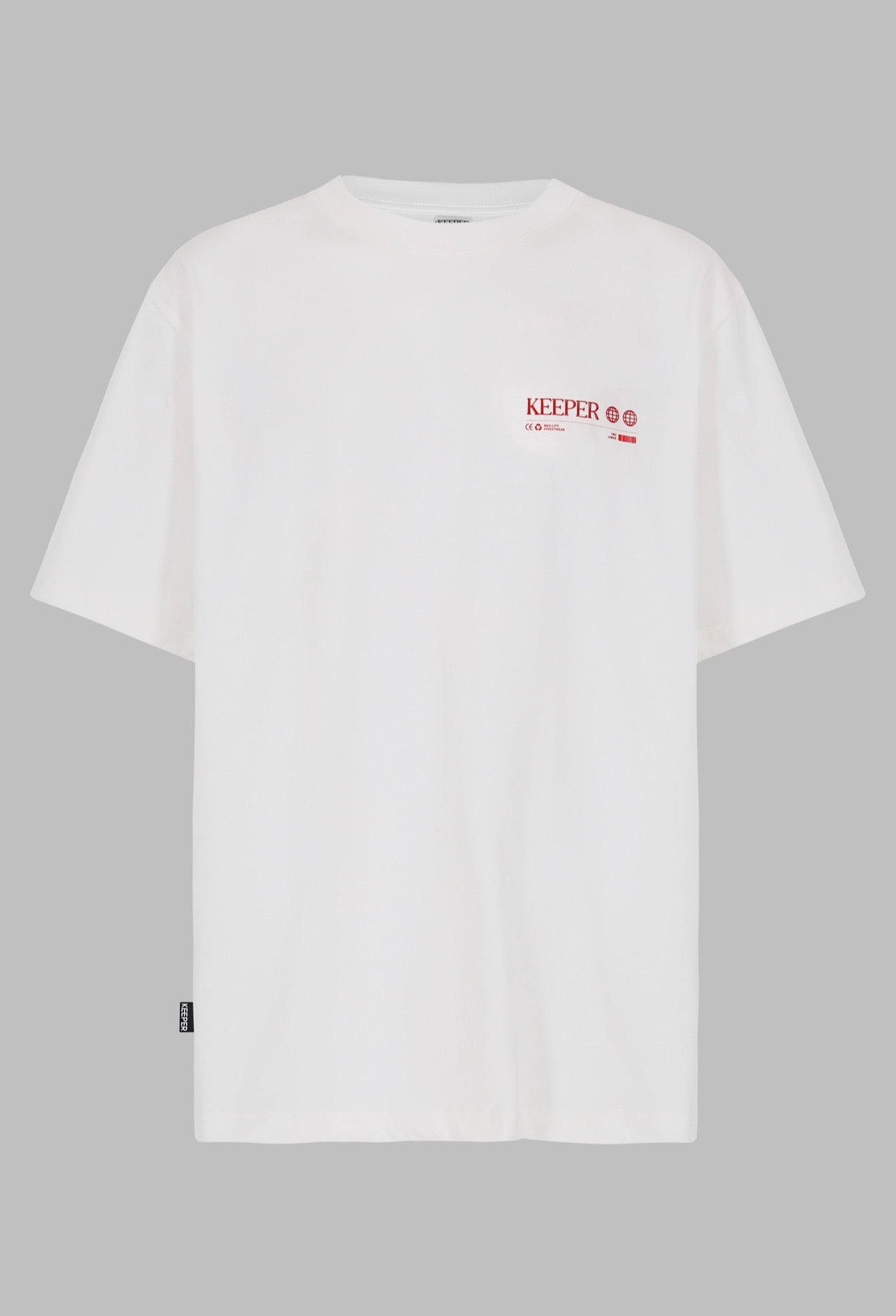 CAMISETA KEEPER REWARDS BLANCO. Oversize