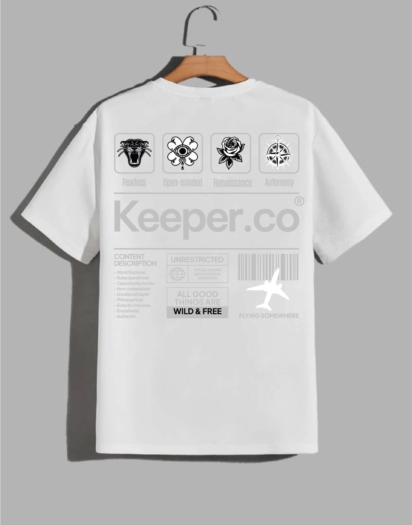 KEEPER FLY.  Oversize