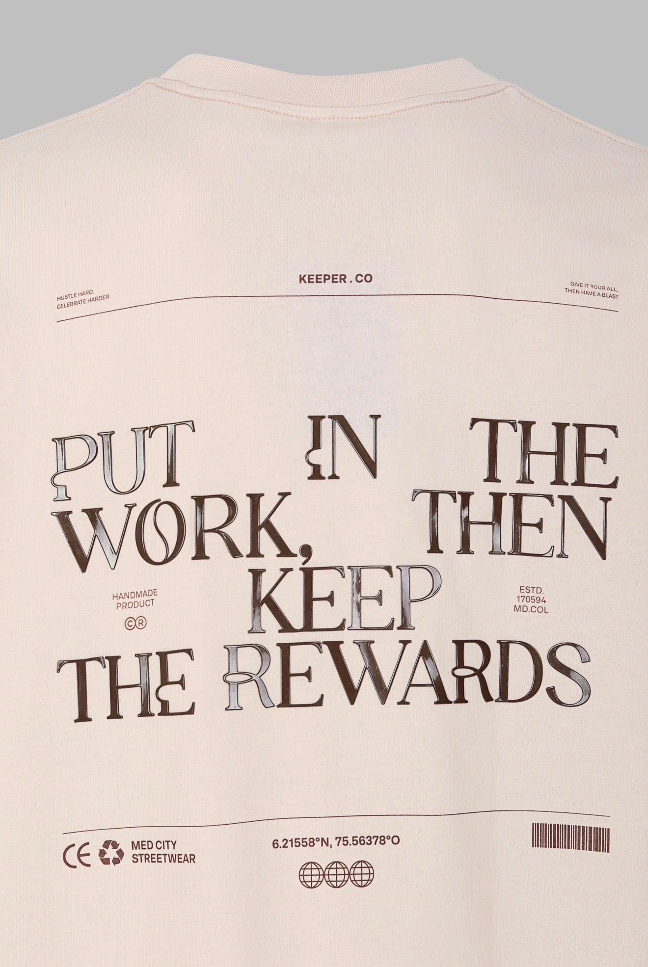 CAMISETA KEEPER REWARDS ARENA. Oversize