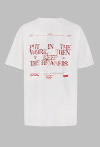 CAMISETA KEEPER REWARDS BLANCO. Oversize