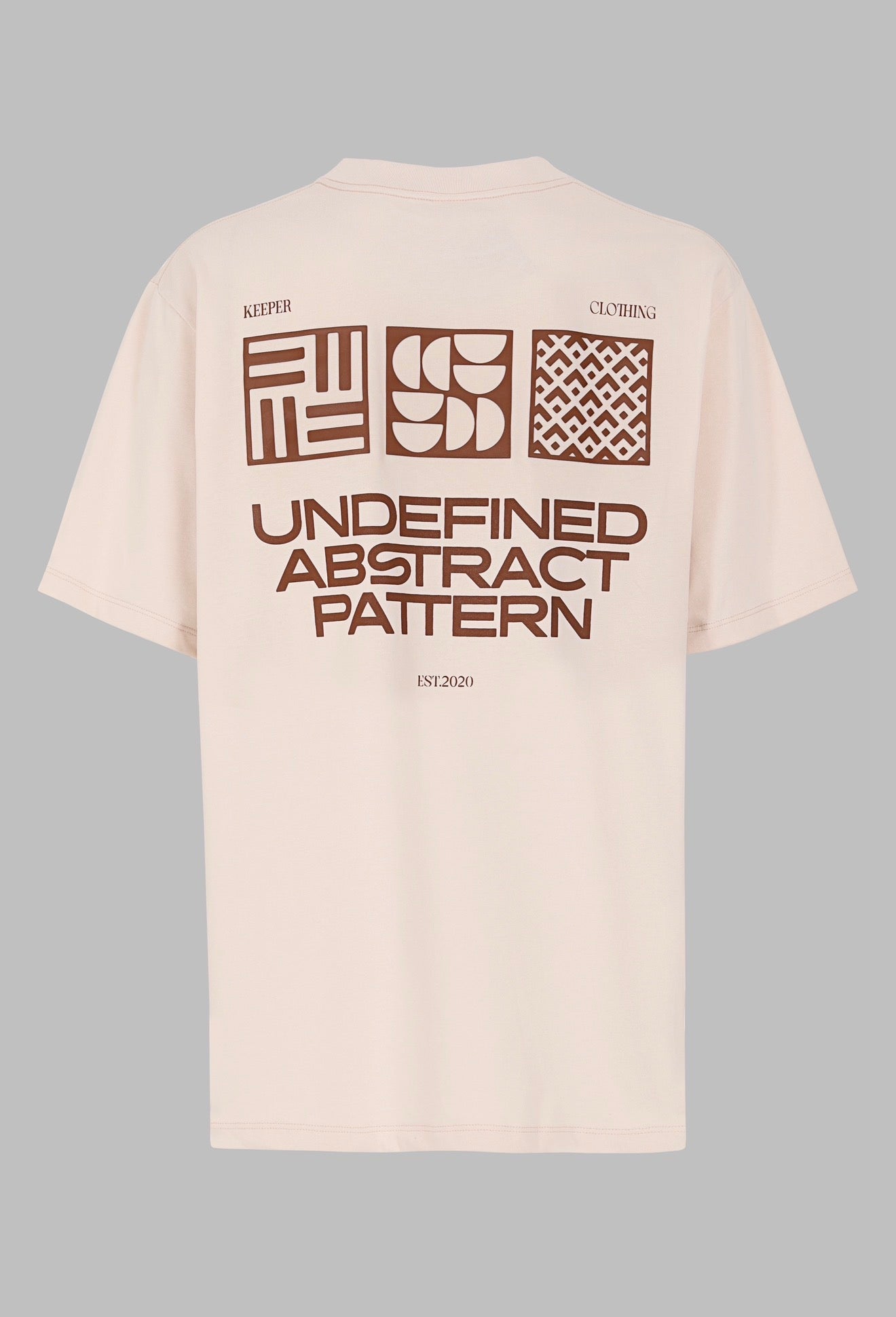 CAMISETA UNDEFINED BEIGE. Oversize