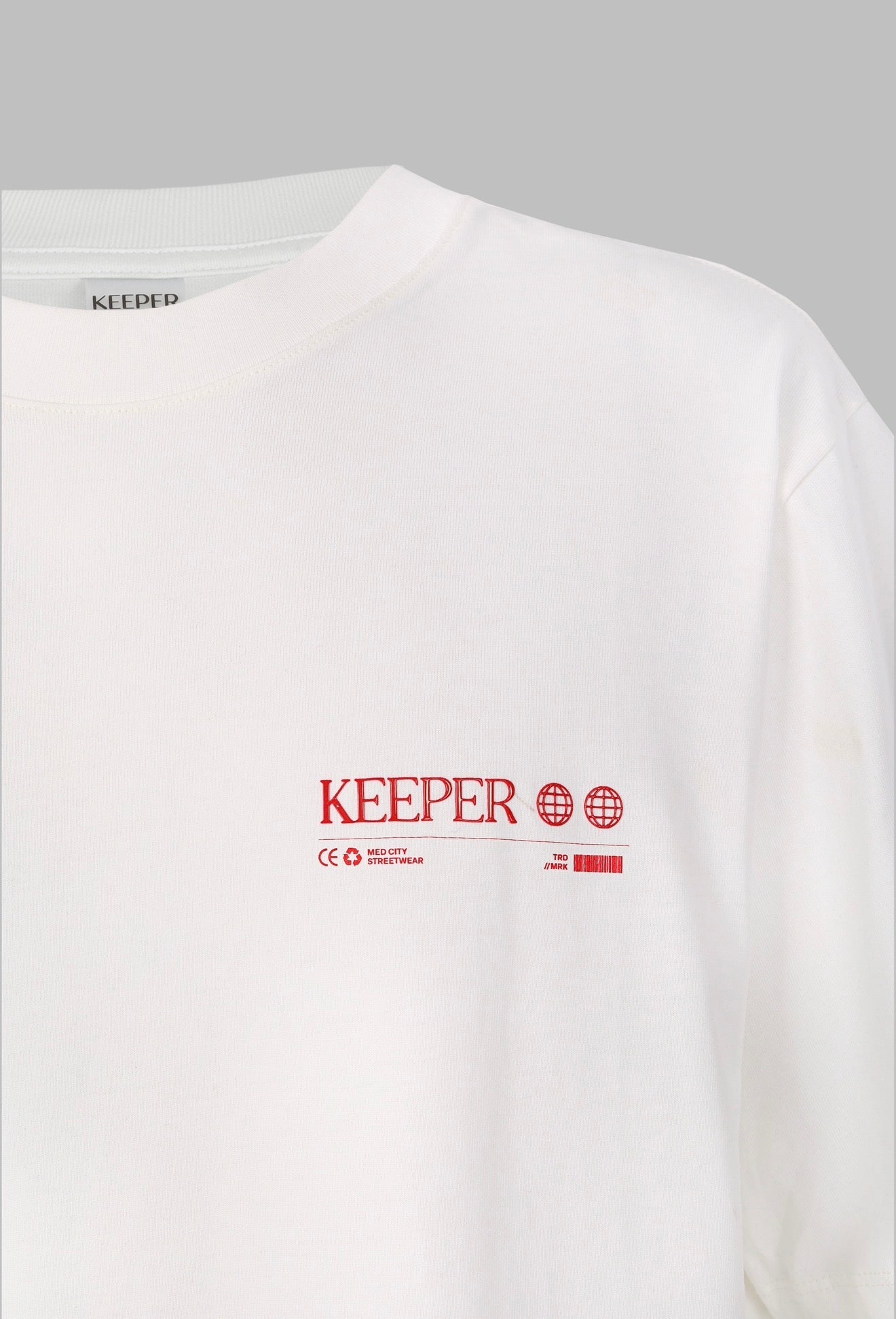 CAMISETA KEEPER REWARDS BLANCO. Oversize