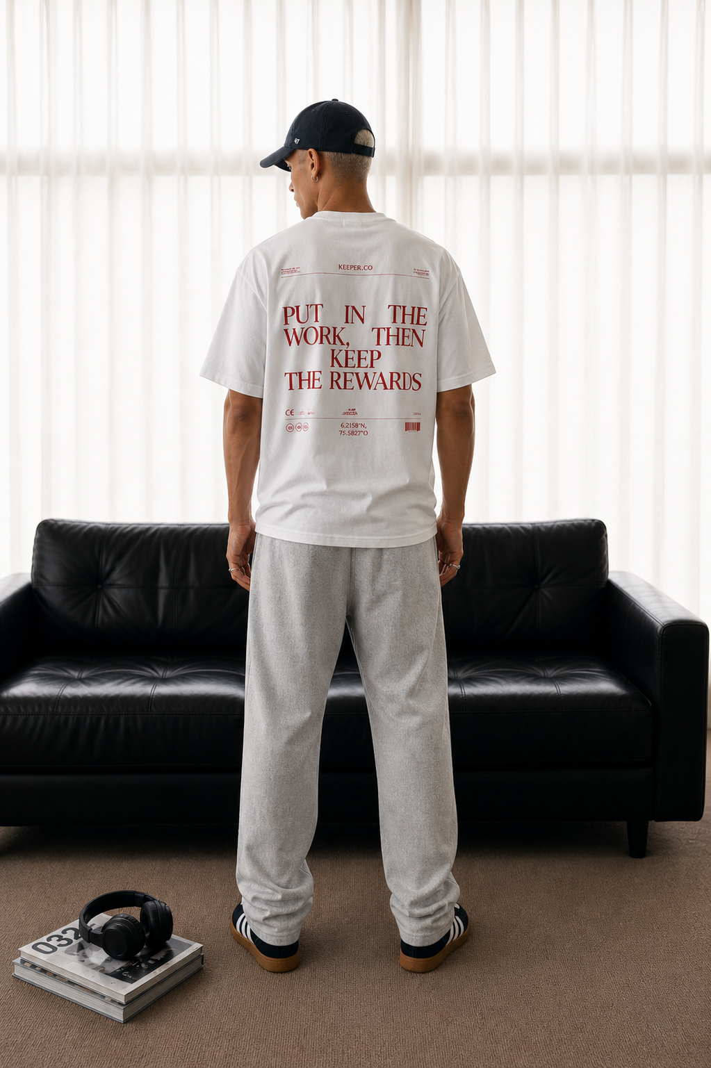 CAMISETA KEEPER REWARDS. Oversize